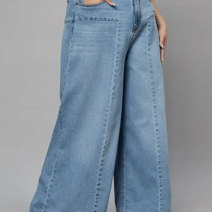 Turning Blue Women Plus Size Extra Wide Jeans