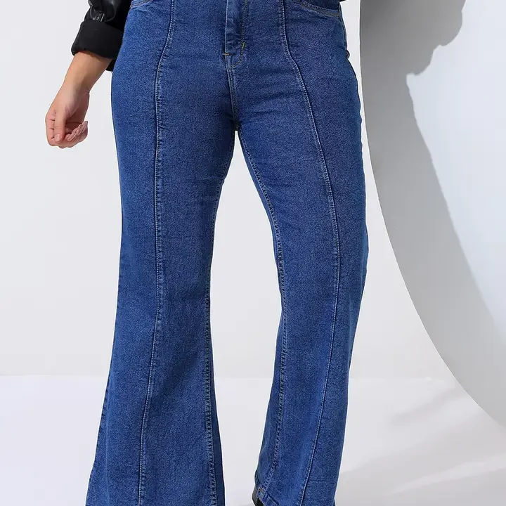 Nifty Women Bootcut Stretchable Jeans, Blue
