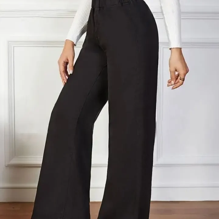 KASHIANXSTYLE Women Comfort Boyfriend Fit High-Rise Stretchable Jeans, Black
