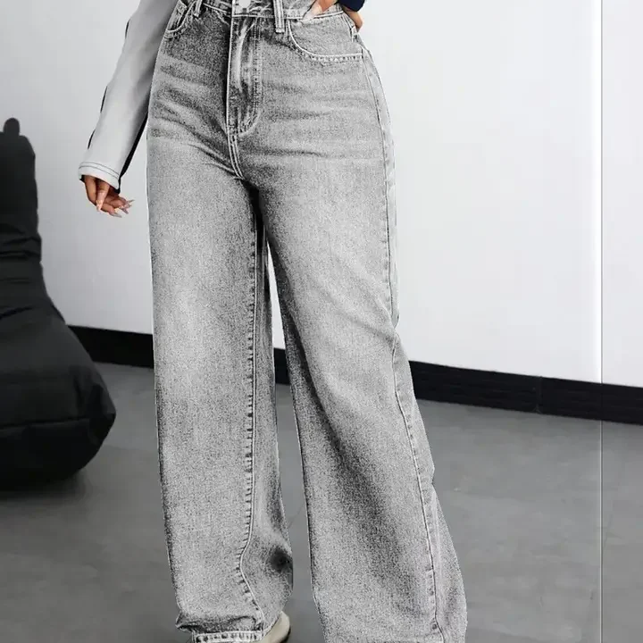 Nifty Women High-Rise Stretchable Jeans, Grey